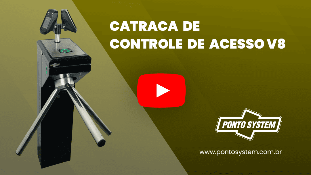 Catraca De Acesso Facial Duplo V Software Ponto System