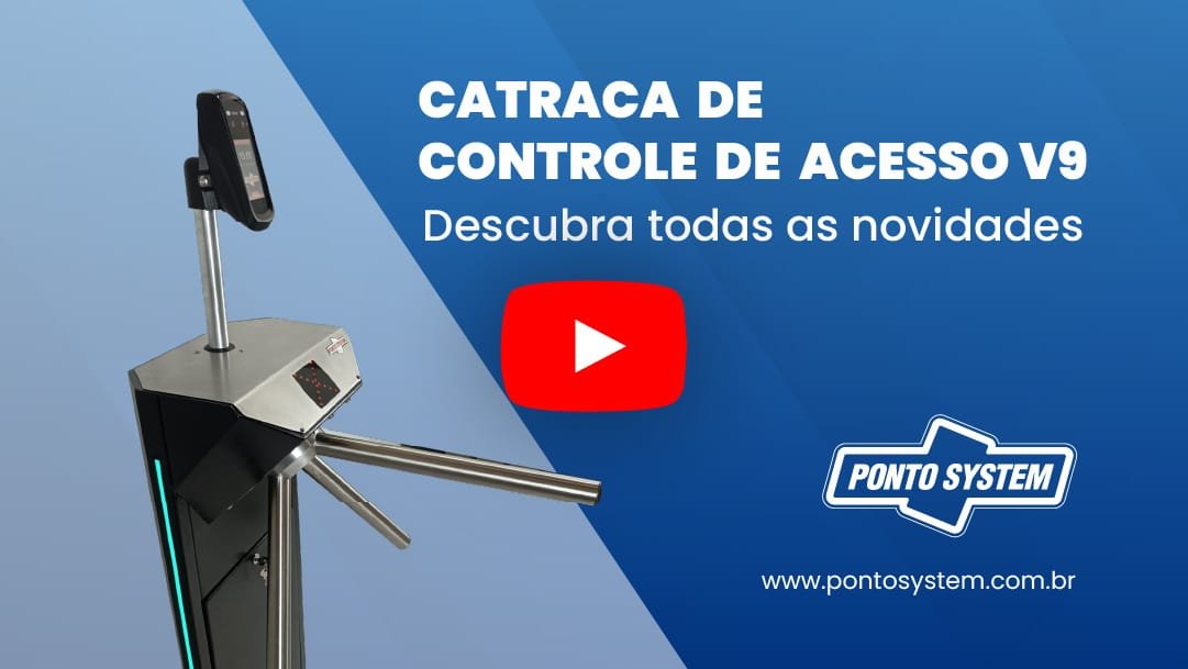 Vídeo de apresentação da Catraca Suporte Facial Universal V9