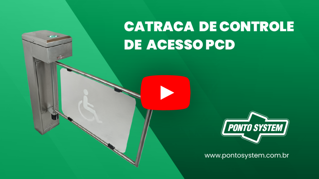 Catraca V8 PNE Cadeirante