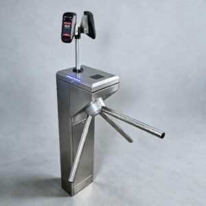 Catraca de Acesso Inox Facial Duplo V8 + Software