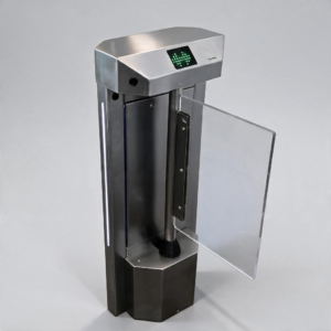 Catraca Pivotante Flow V9 INOX Pedestal Integração