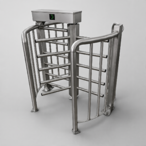 Catraca Mini Torniquete INOX V8 Semi-Eletrônica Integração